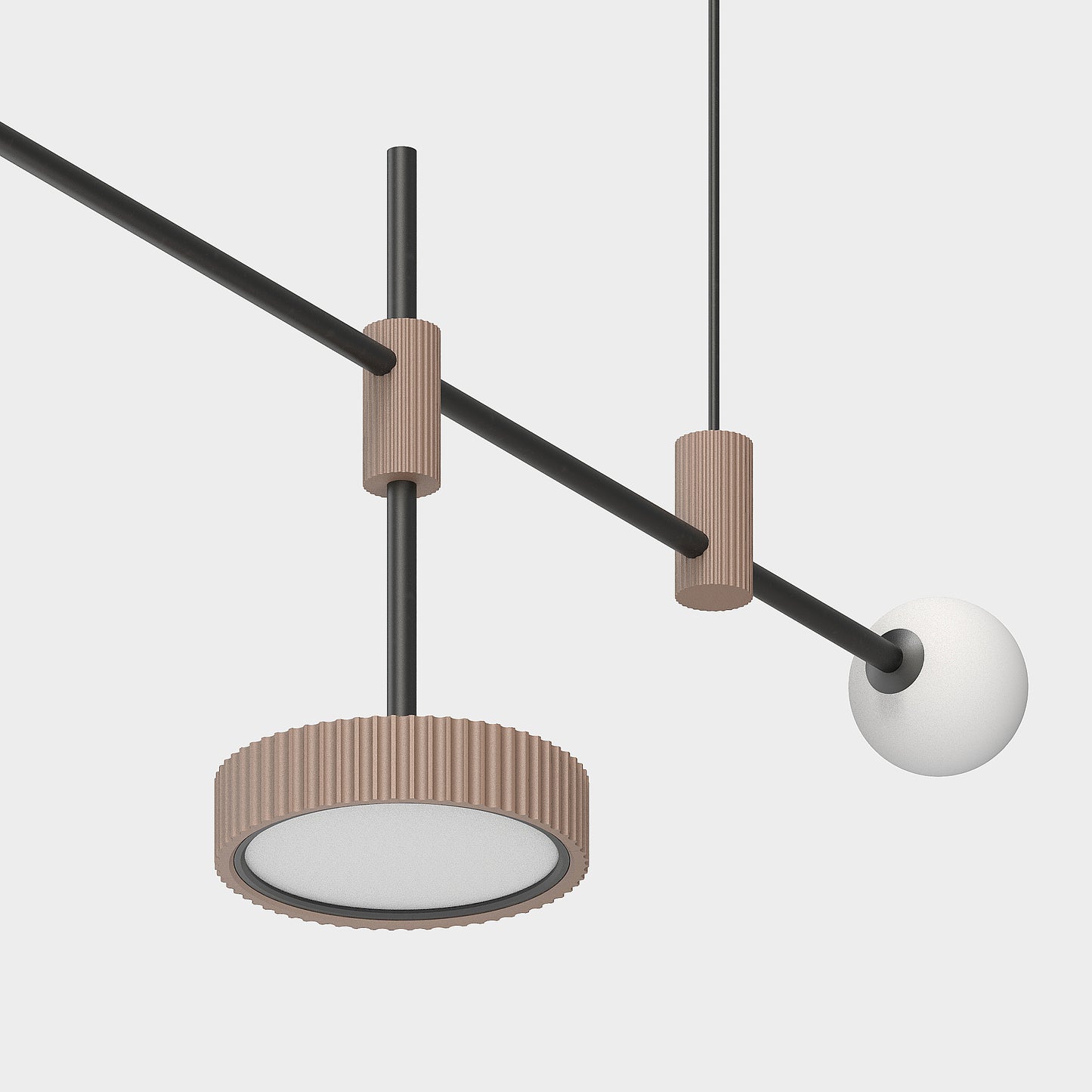 Retro Future + Disc Chandelier 180