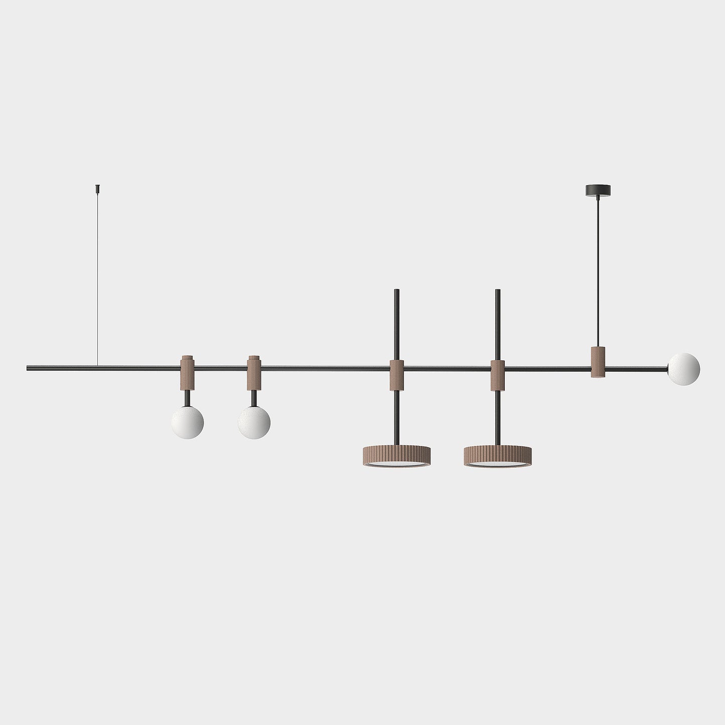 Retro Future + Double Disc Chandelier 200