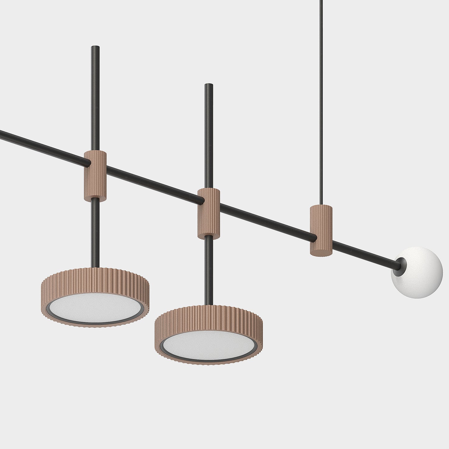 Retro Future + Double Disc Chandelier 200
