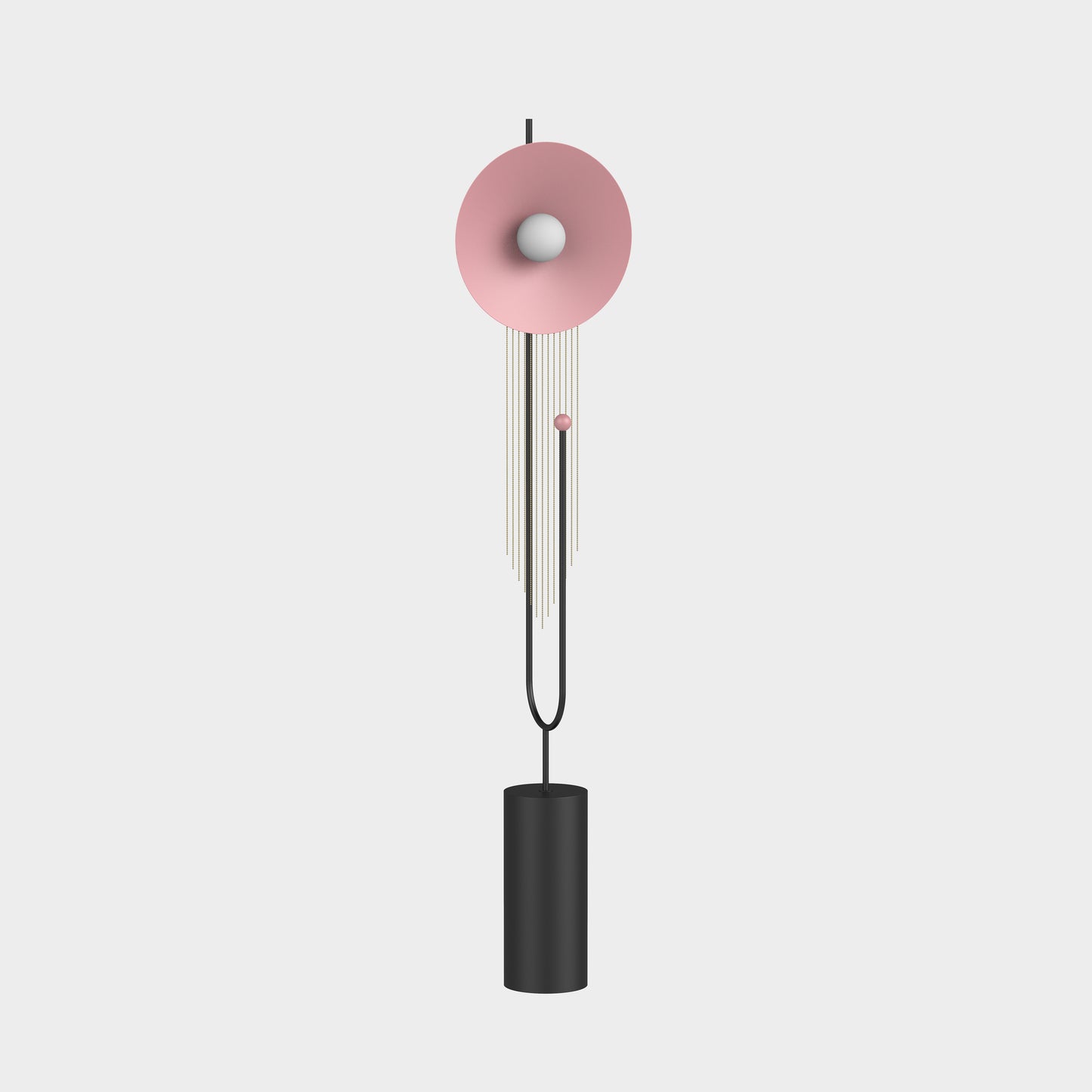 Floor Lamp With Hair