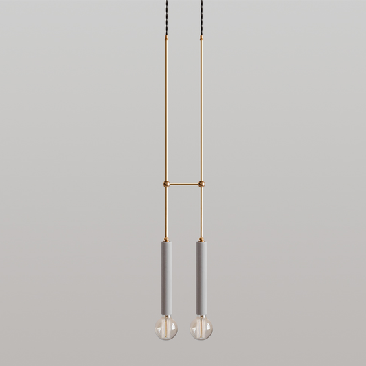 Double Jewels and Beads Pendant Lamp