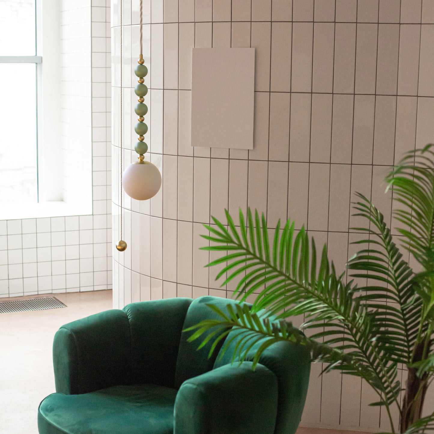 2nd Gen - Long Jewels and Beads Pendant lamps