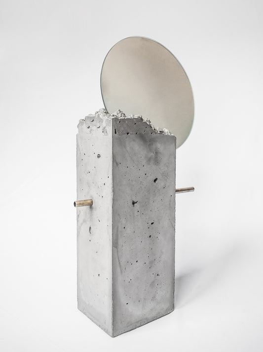 concrete mirror object