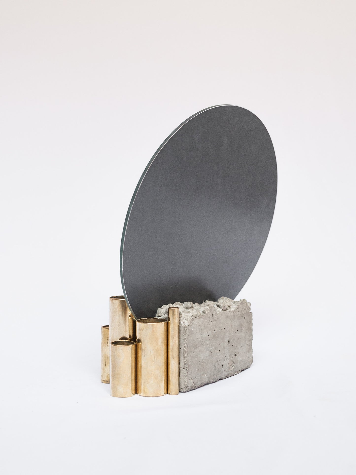 Concrete Makeup Mirror