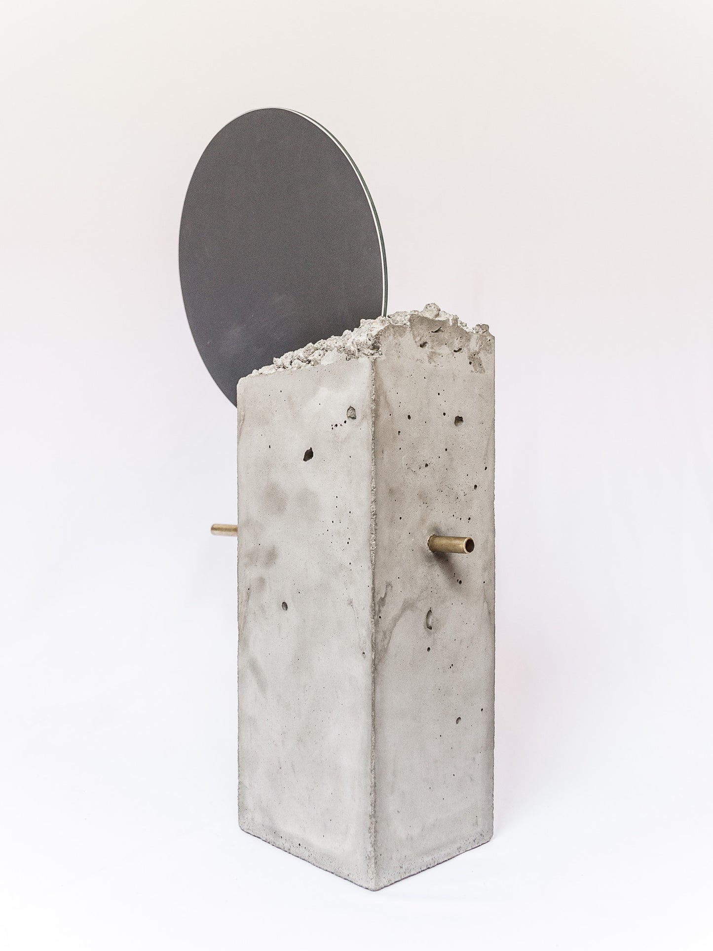 concrete mirror object