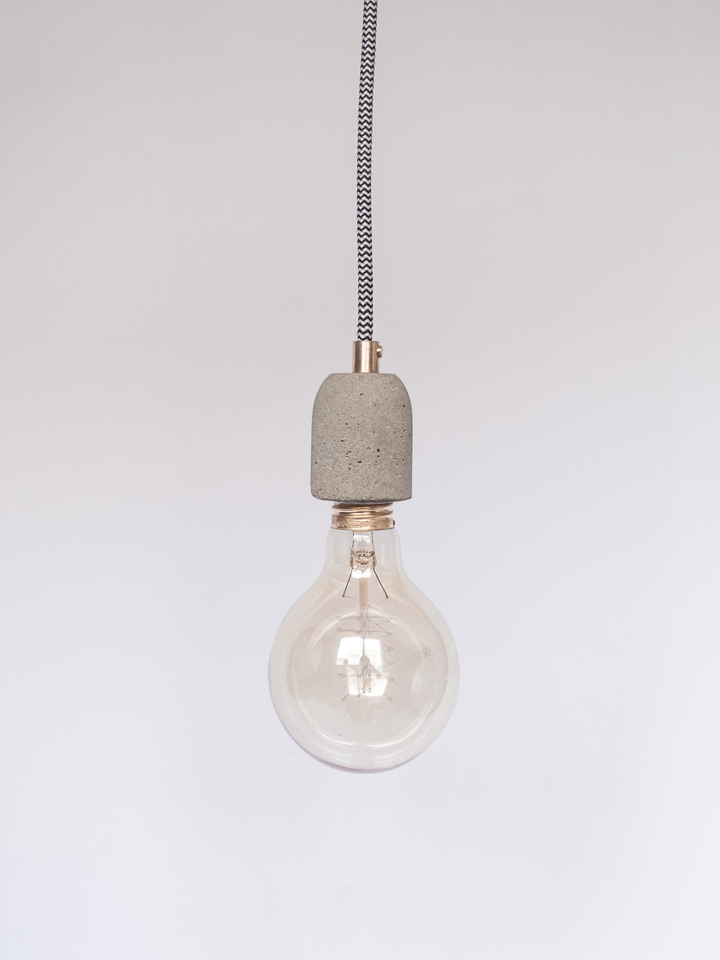 Single Concrete Cord Lamp