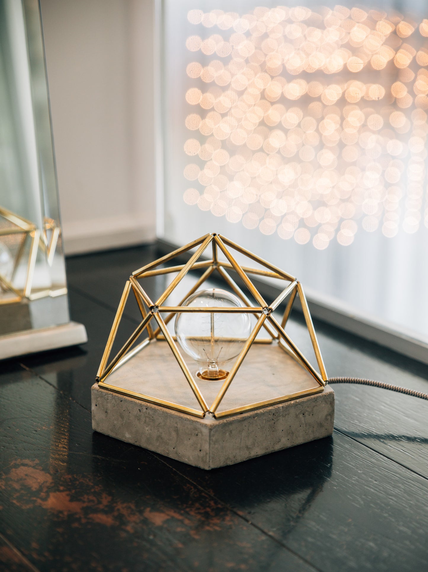 concrete table lamp