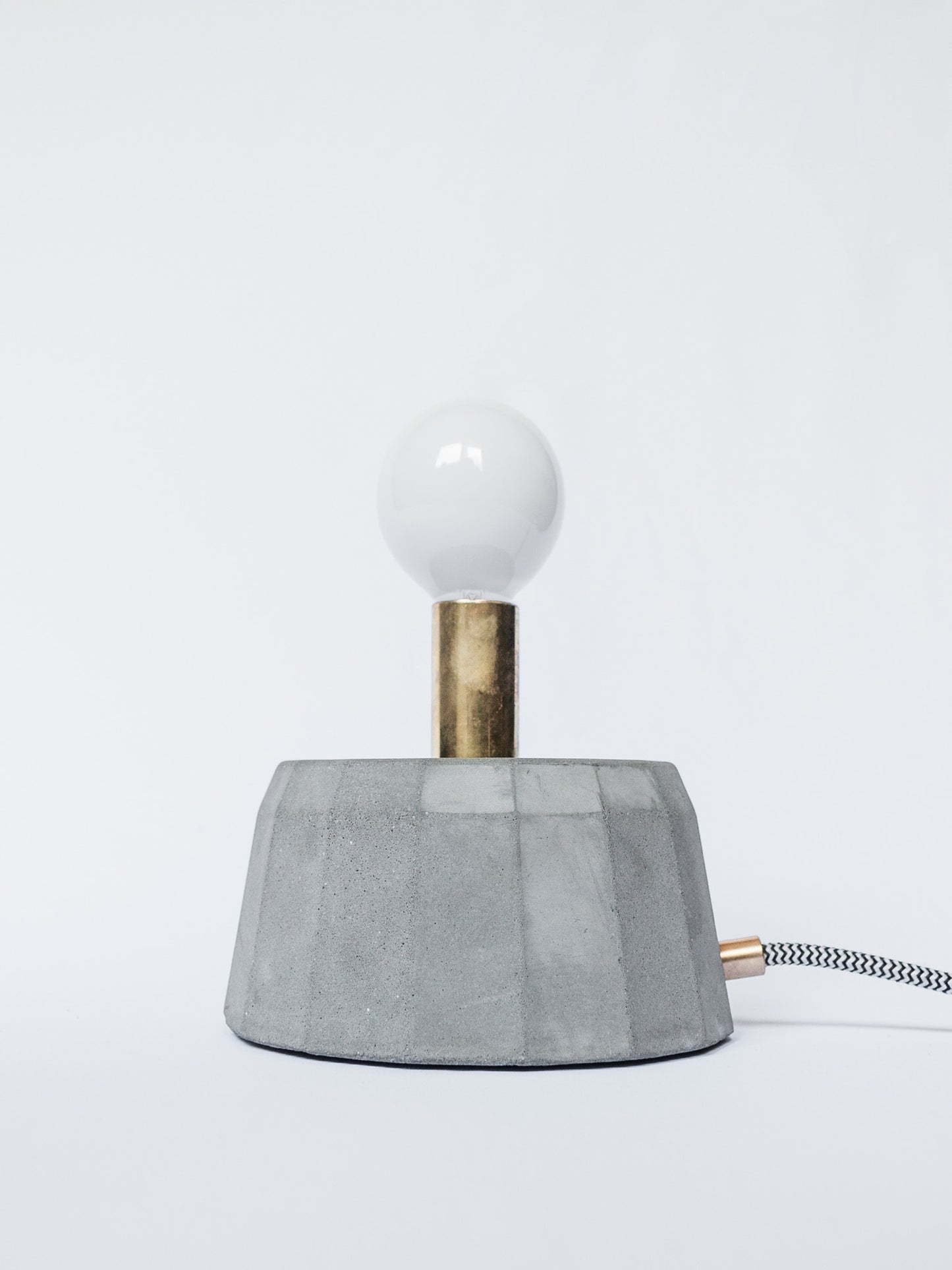Concrete Cake Lamp