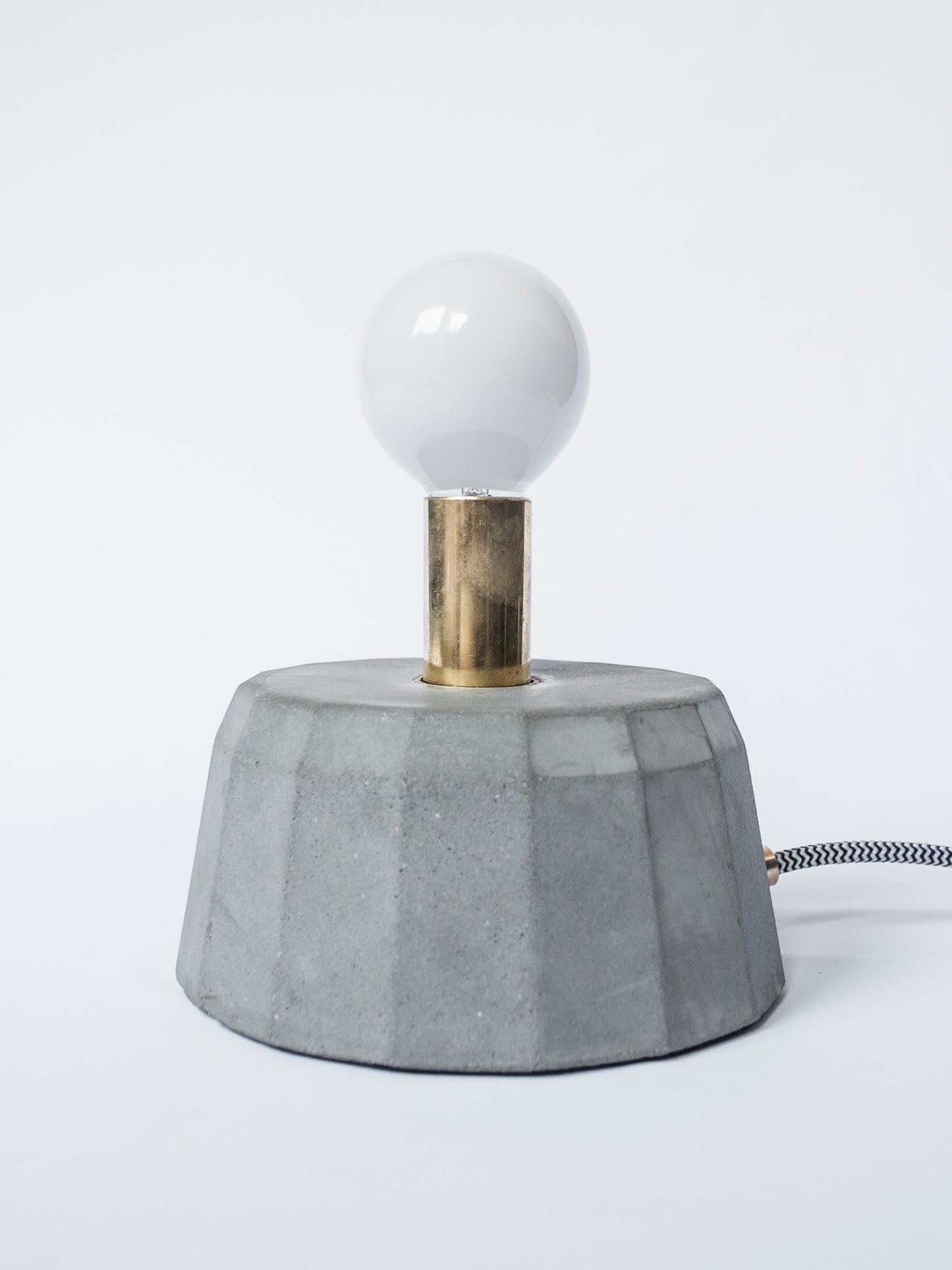 Concrete Cake Lamp