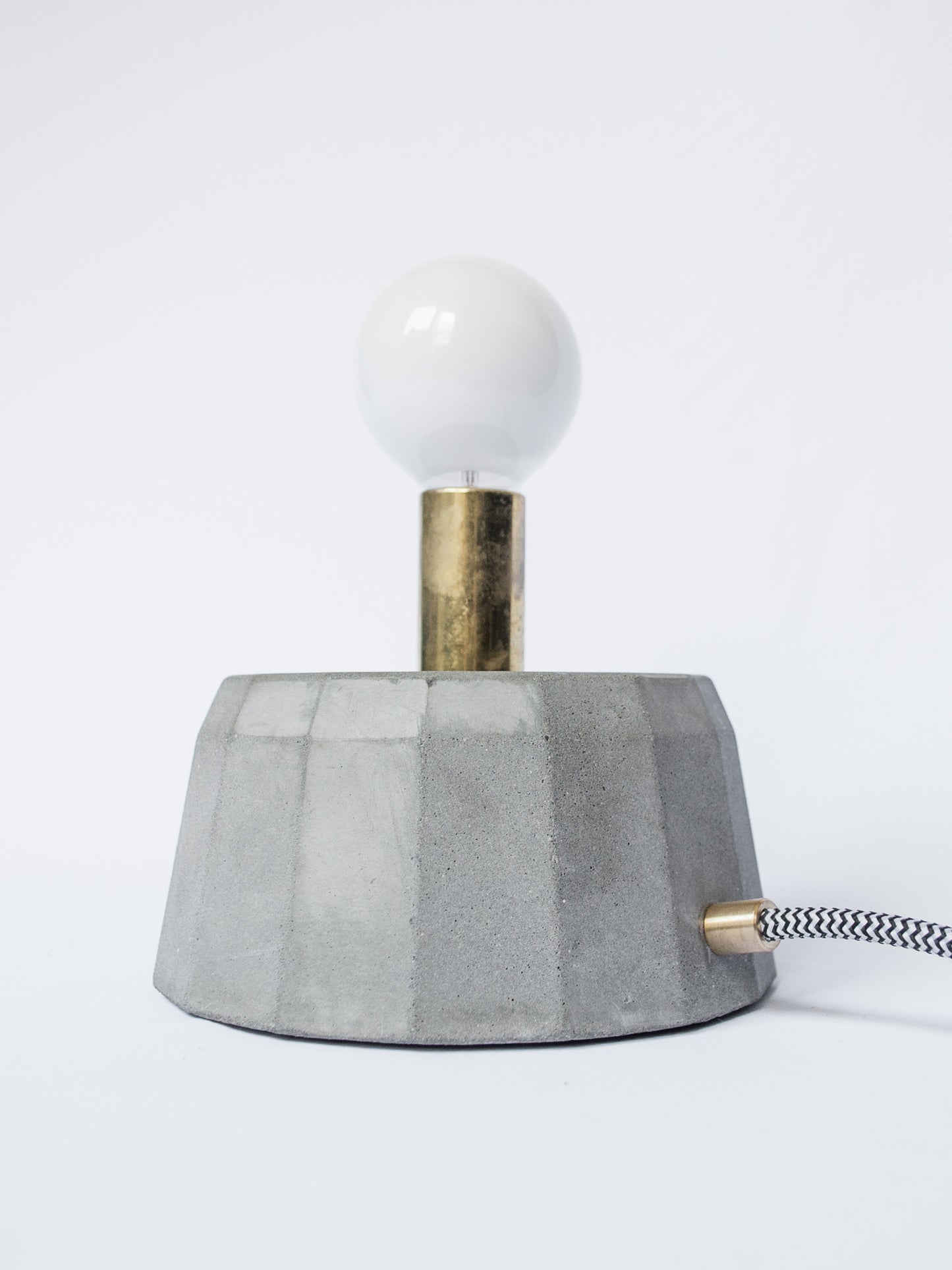 Concrete Cake Lamp