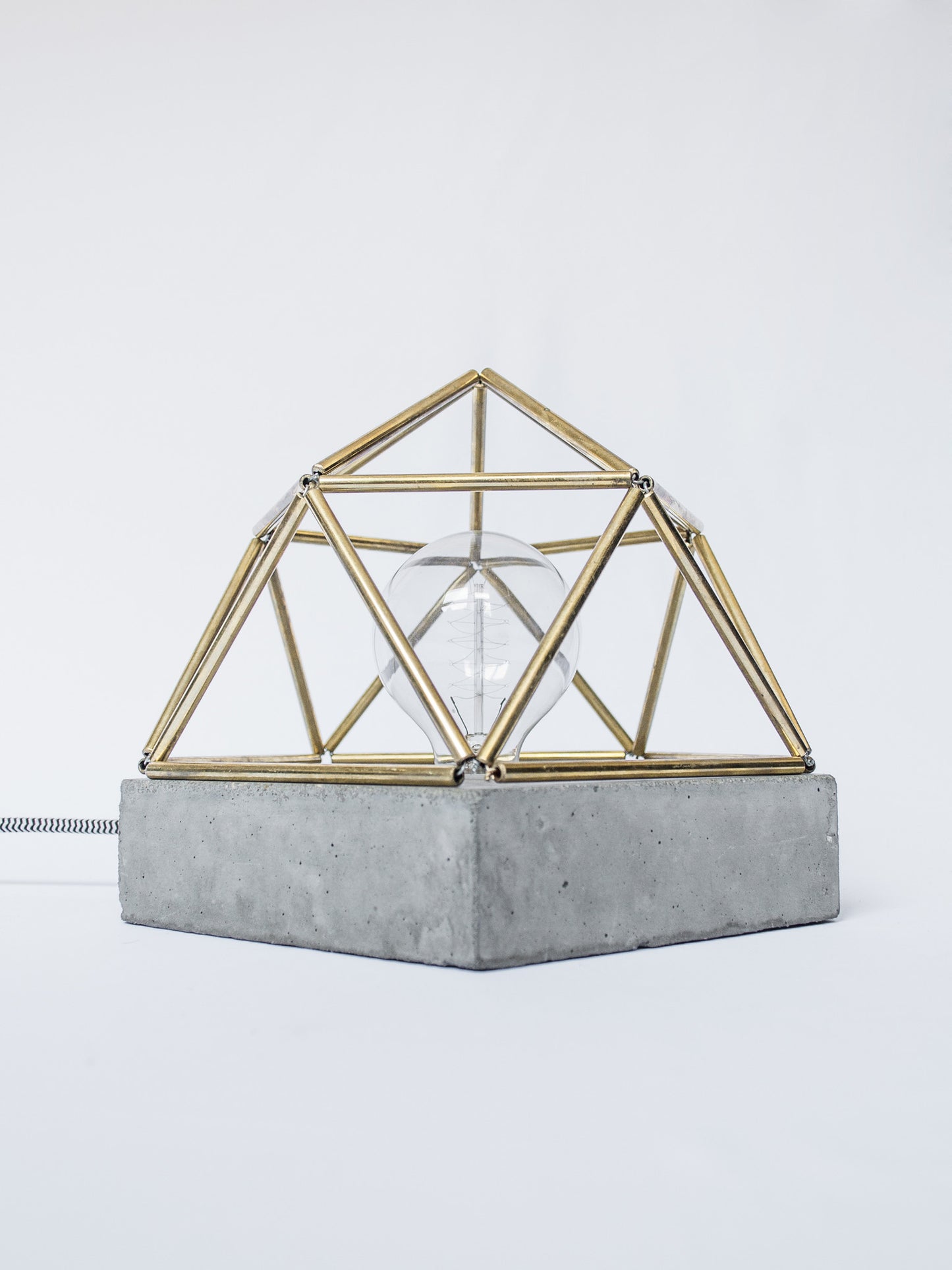 Concrete Dome Table Lamp