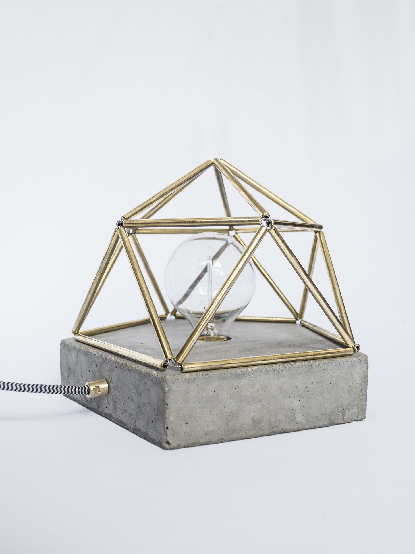 Concrete Dome Table Lamp