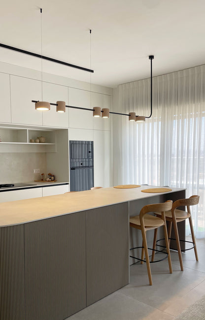 Retro Linear Chandelier 200