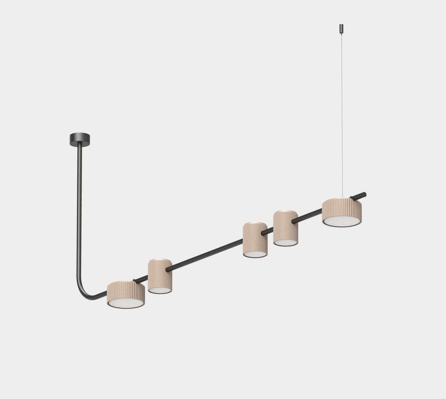 Retro Linear Chandelier 160