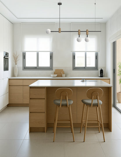 Retro linear chandelier