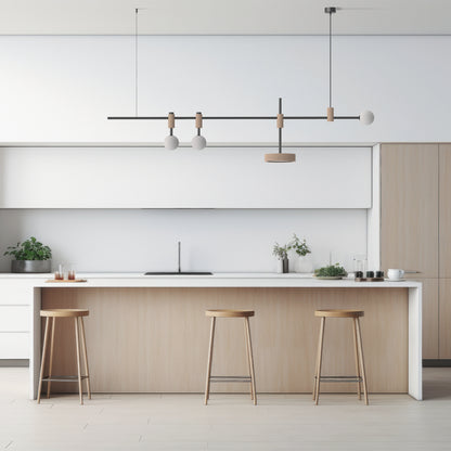 Retro Future + Disc Chandelier 180