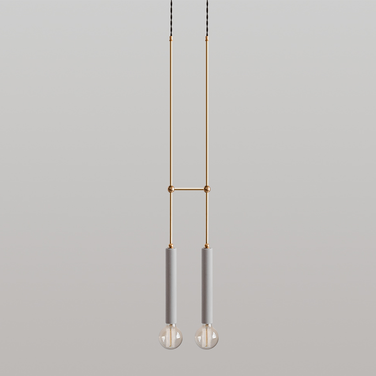 Double Jewels and Beads Pendant Lamp