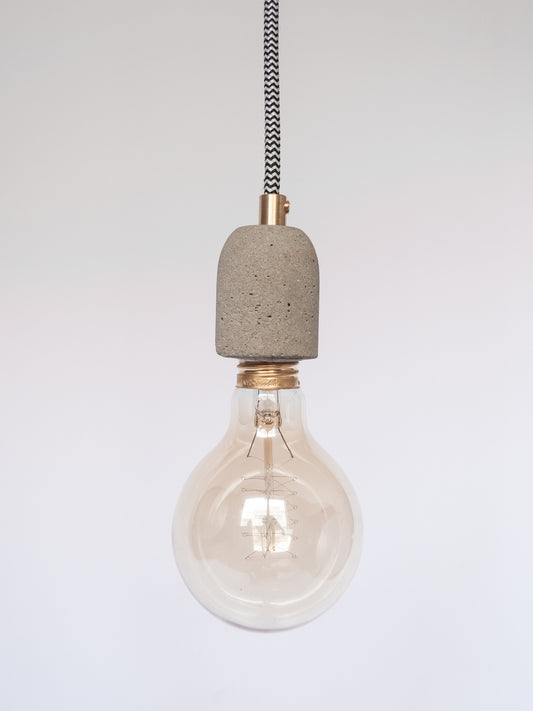 Single Concrete Cord Lamp